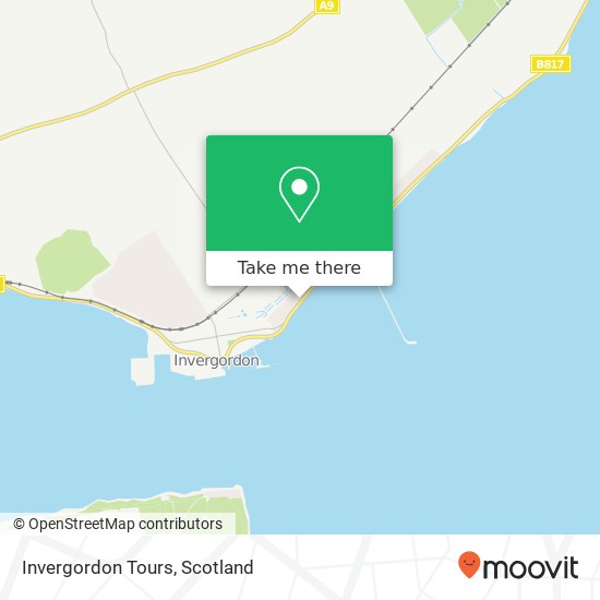 Invergordon Tours map