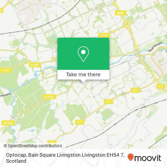 Optocap, Bain Square Livingston Livingston EH54 7 map