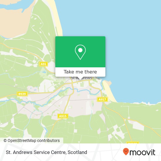 St. Andrews Service Centre map