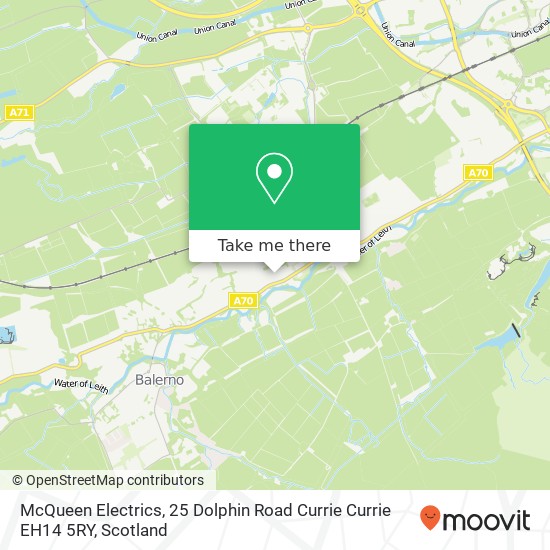 McQueen Electrics, 25 Dolphin Road Currie Currie EH14 5RY map