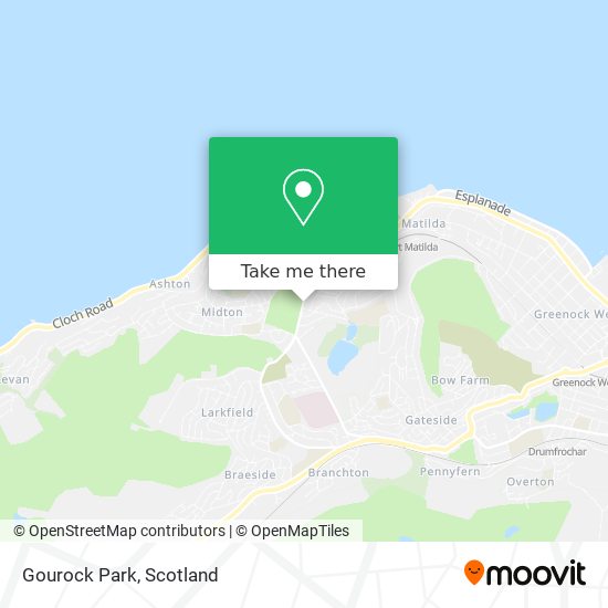 Gourock Park map