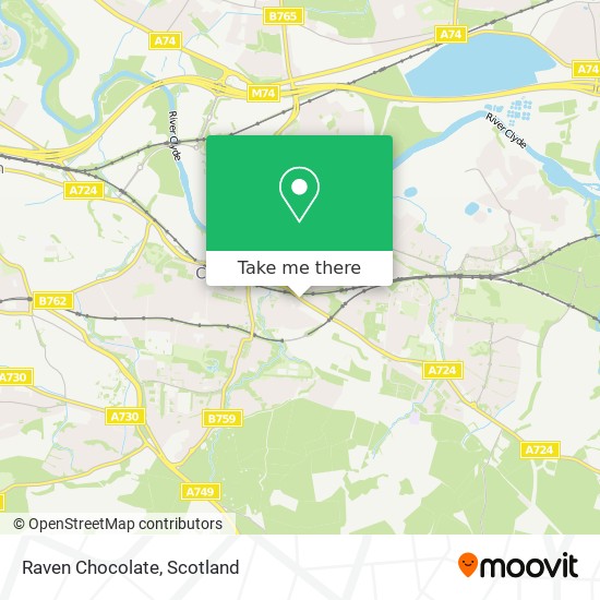 Raven Chocolate map