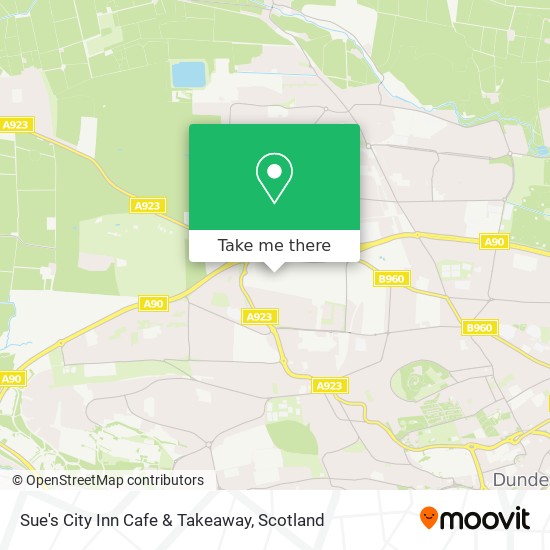 Sue's City Inn Cafe & Takeaway map