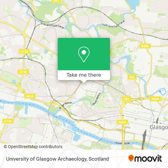 University of Glasgow Archaeology map