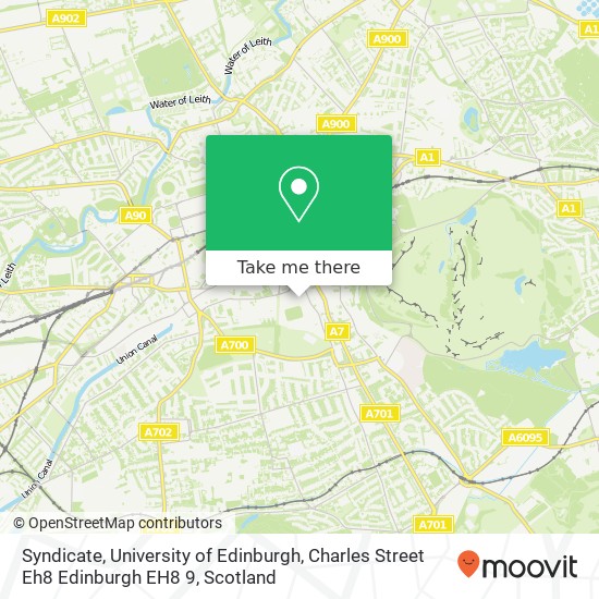 Syndicate, University of Edinburgh, Charles Street Eh8 Edinburgh EH8 9 map