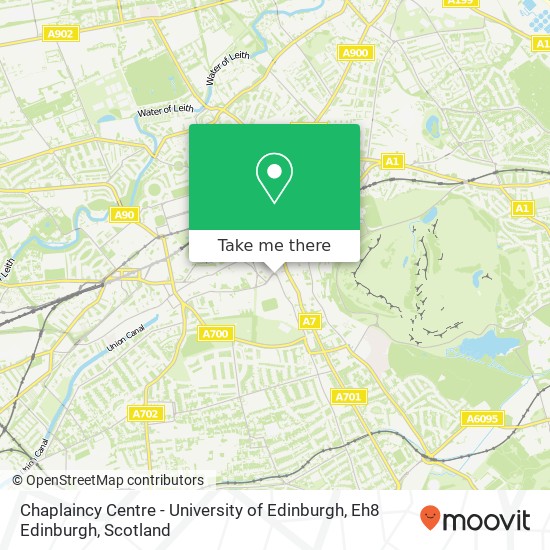 Chaplaincy Centre - University of Edinburgh, Eh8 Edinburgh map