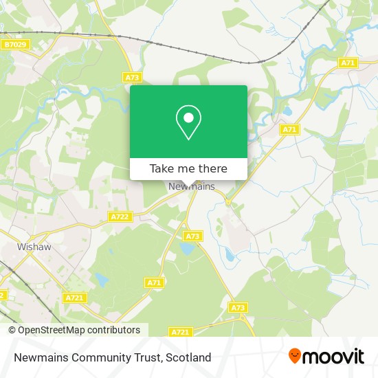 Newmains Community Trust map