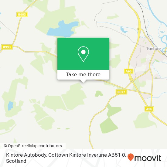 Kintore Autobody, Cottown Kintore Inverurie AB51 0 map