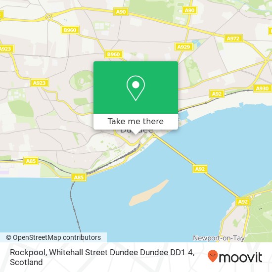 Rockpool, Whitehall Street Dundee Dundee DD1 4 map