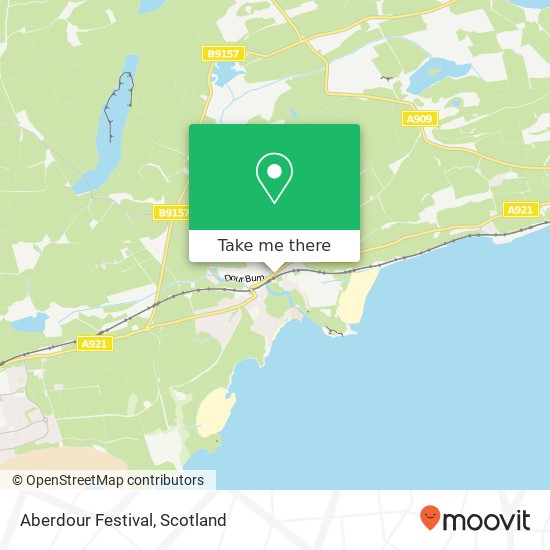 Aberdour Festival map