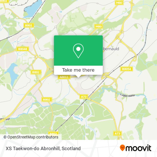 XS Taekwon-do Abronhill map