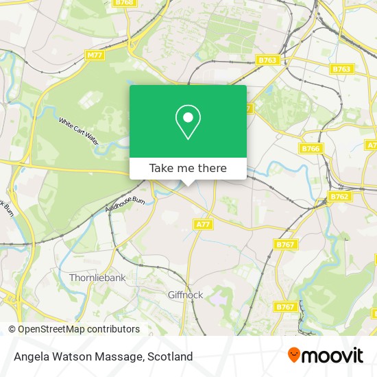 Angela Watson Massage map