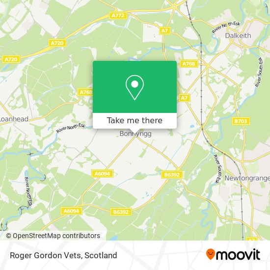 Roger Gordon Vets map