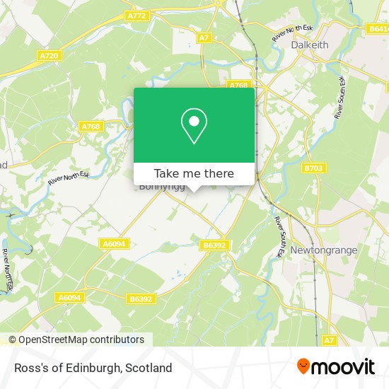 Ross's of Edinburgh map