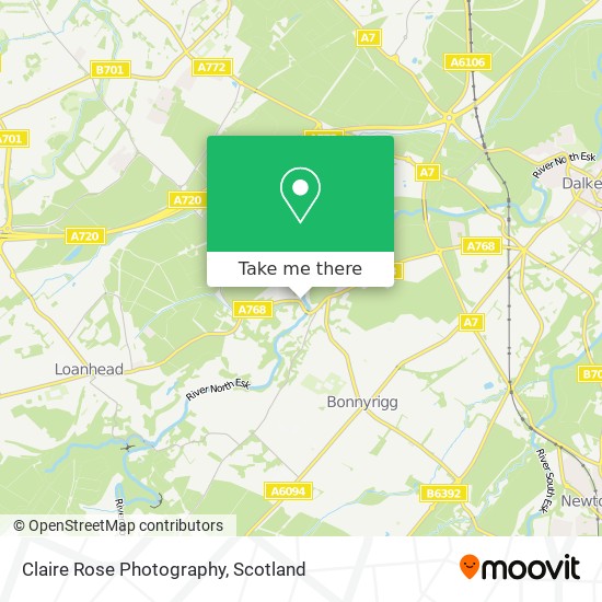 Claire Rose Photography map
