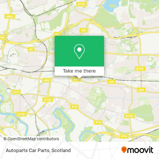 Autoparts Car Parts map