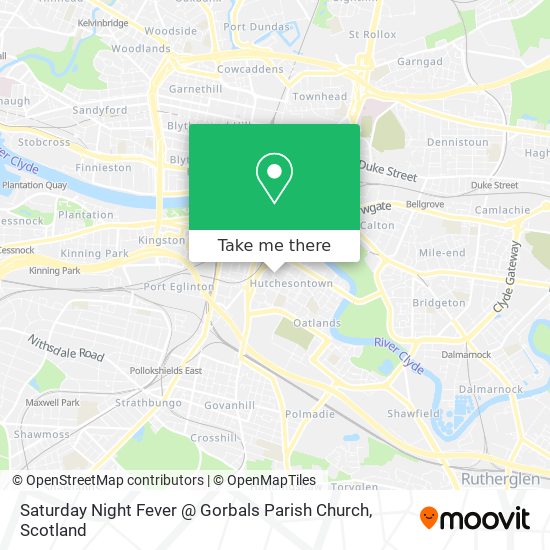 Saturday Night Fever @ Gorbals Parish Church map