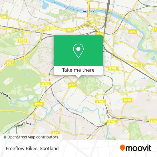 Freeflow Bikes map