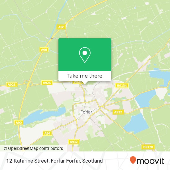 12 Katarine Street, Forfar Forfar map