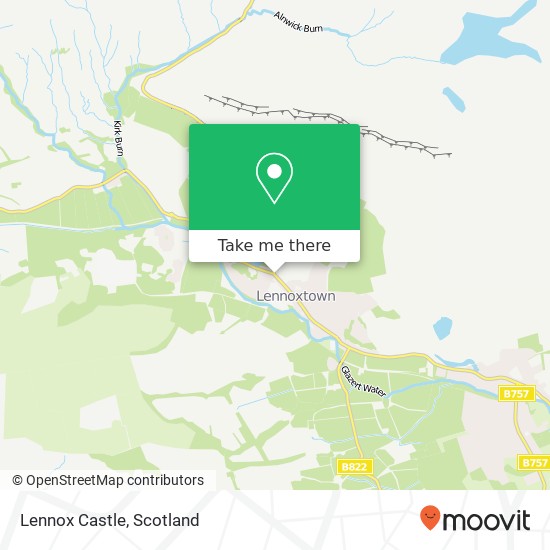 Lennox Castle map