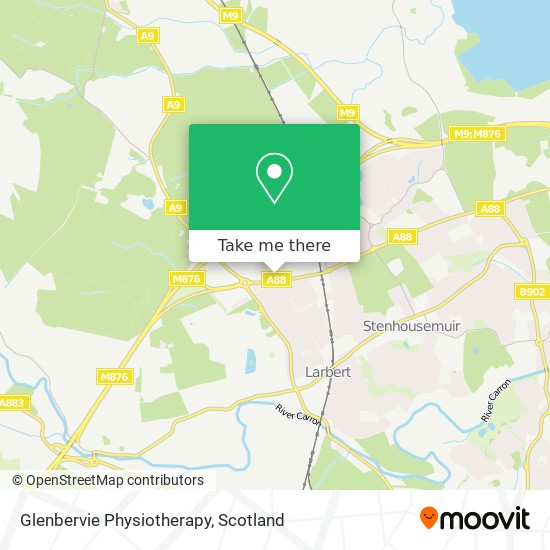 Glenbervie Physiotherapy map
