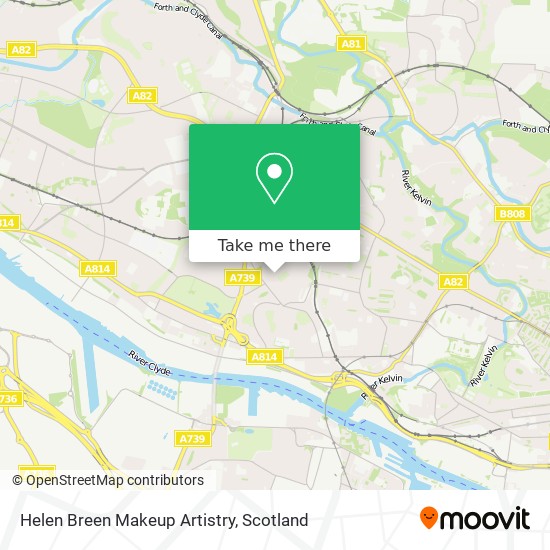 Helen Breen Makeup Artistry map