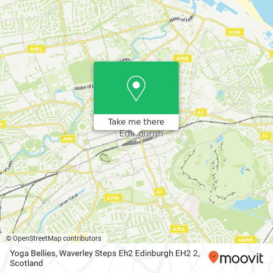 Yoga Bellies, Waverley Steps Eh2 Edinburgh EH2 2 map