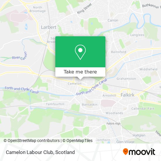 Camelon Labour Club map