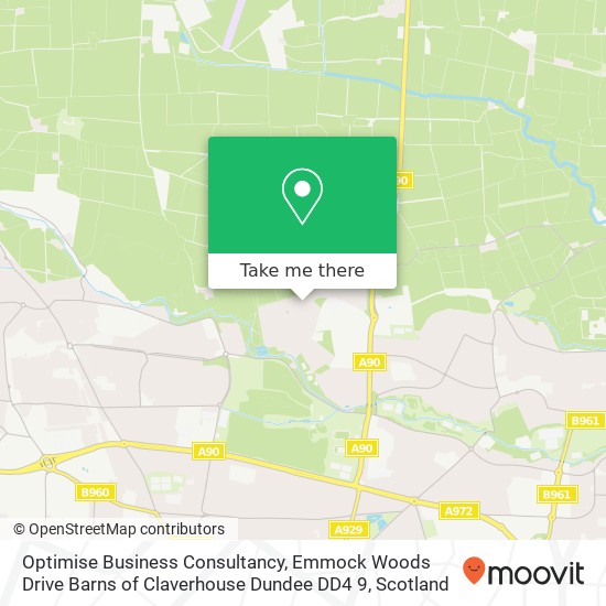 Optimise Business Consultancy, Emmock Woods Drive Barns of Claverhouse Dundee DD4 9 map