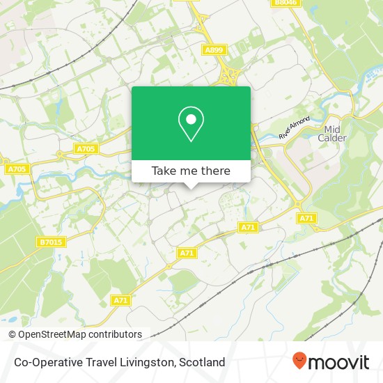 Co-Operative Travel Livingston map