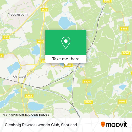 Glenboig Rawtaekwondo Club map