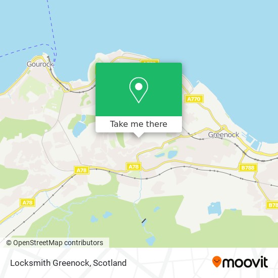 Locksmith Greenock map