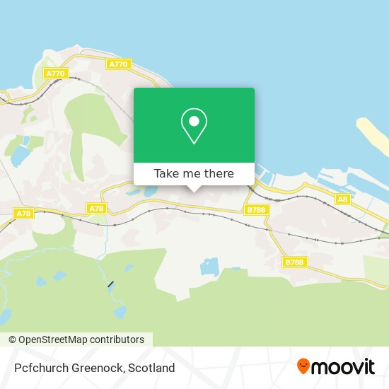 Pcfchurch Greenock map