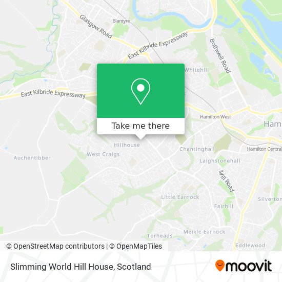 Slimming World Hill House map