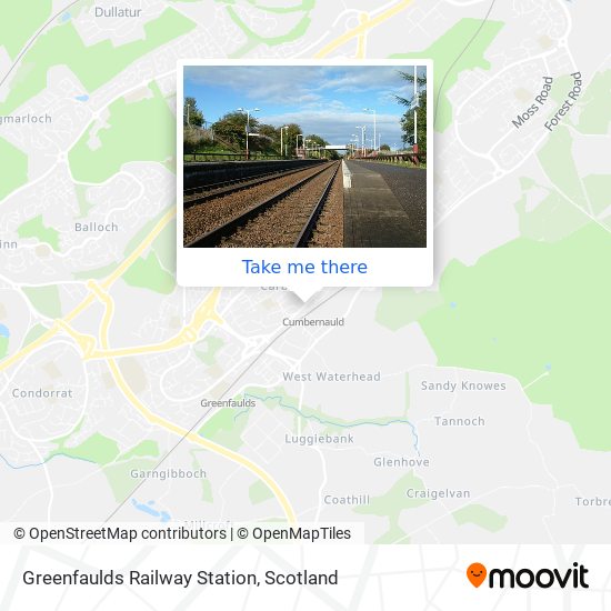 Greenfaulds Railway Station map