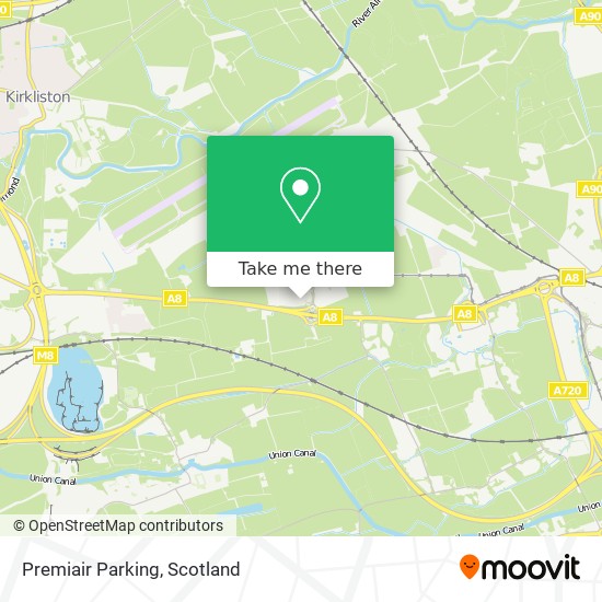 Premiair Parking map