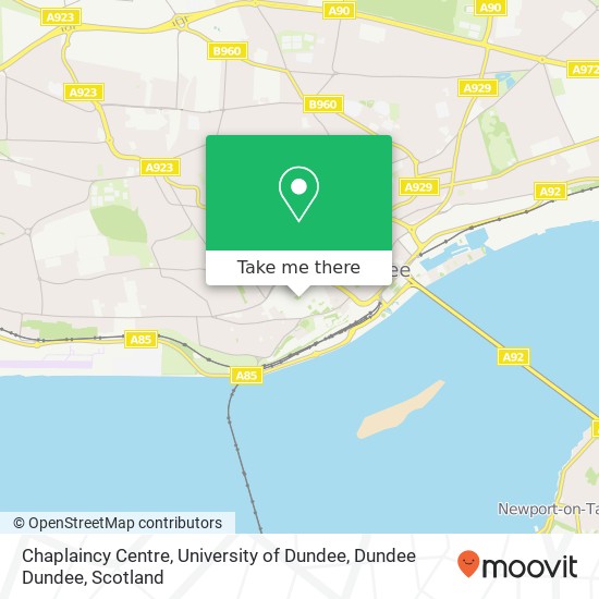 Chaplaincy Centre, University of Dundee, Dundee Dundee map