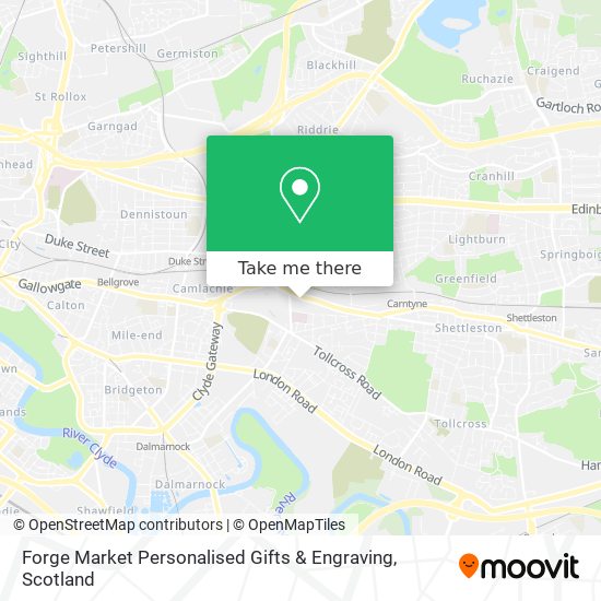 Forge Market Personalised Gifts & Engraving map