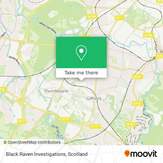 Black Raven Investigations map