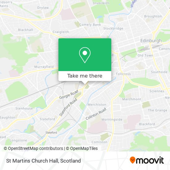 St Martins Church Hall map