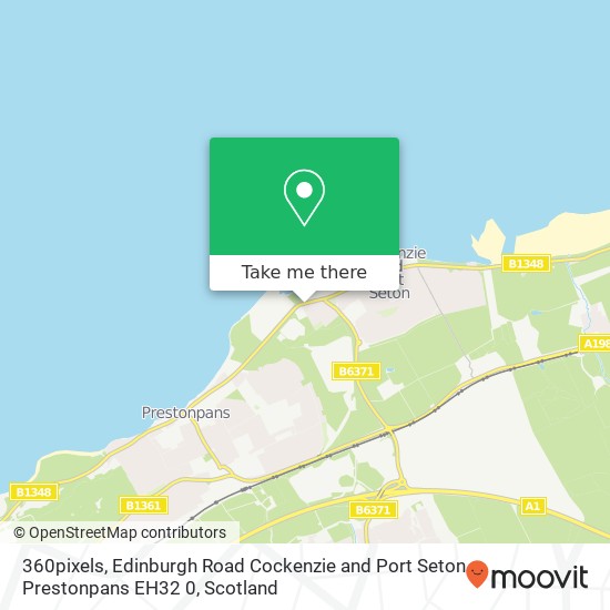 360pixels, Edinburgh Road Cockenzie and Port Seton Prestonpans EH32 0 map