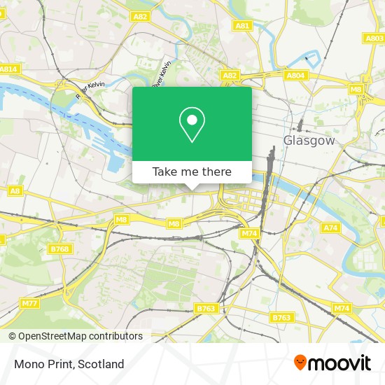 Mono Print map