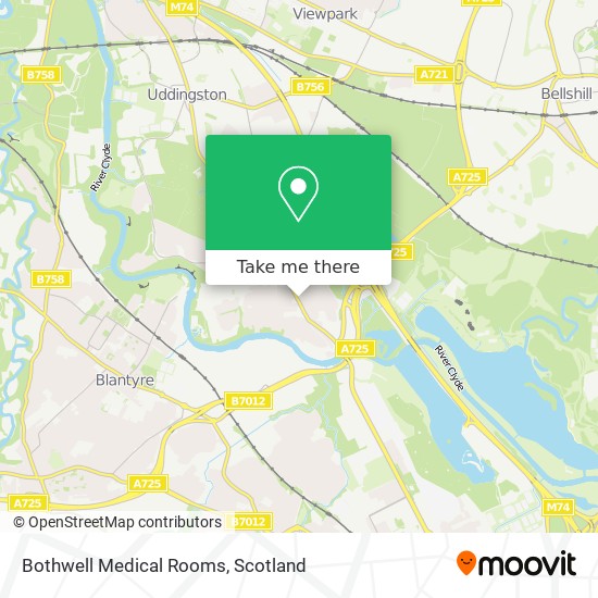 Bothwell Medical Rooms map