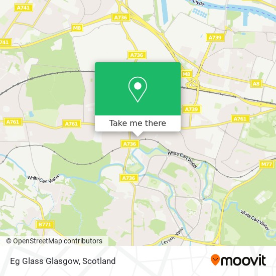 Eg Glass Glasgow map