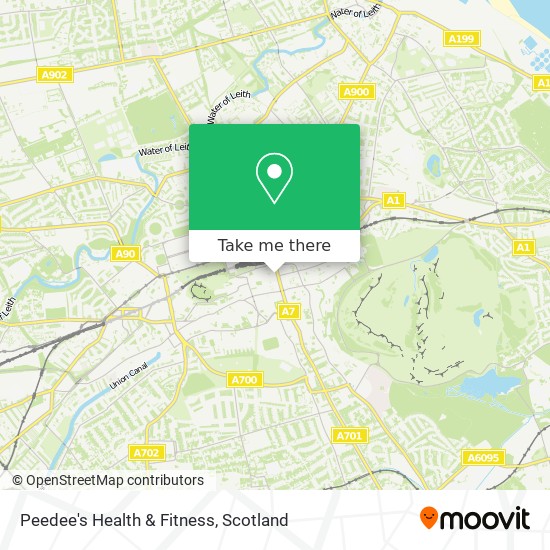 Peedee's Health & Fitness map