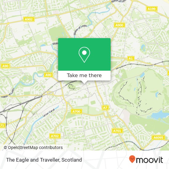 The Eagle and Traveller map