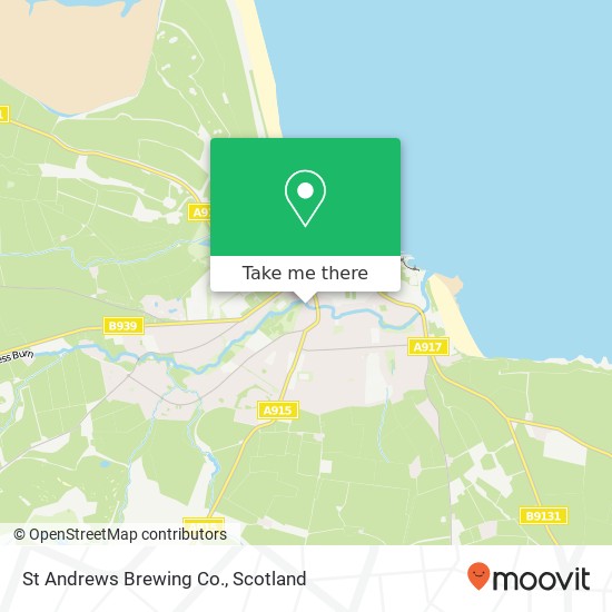 St Andrews Brewing Co. map