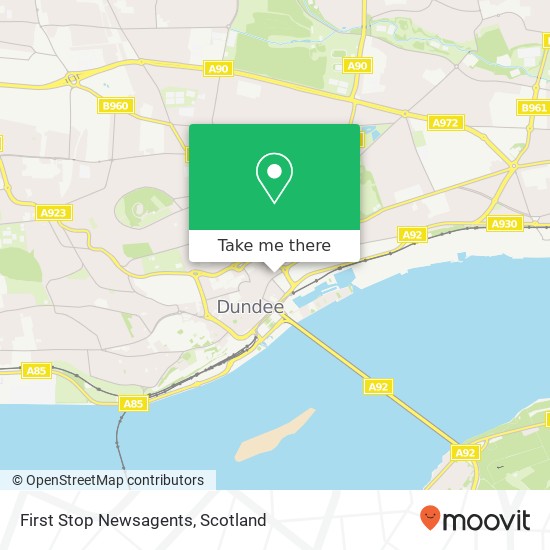 First Stop Newsagents map