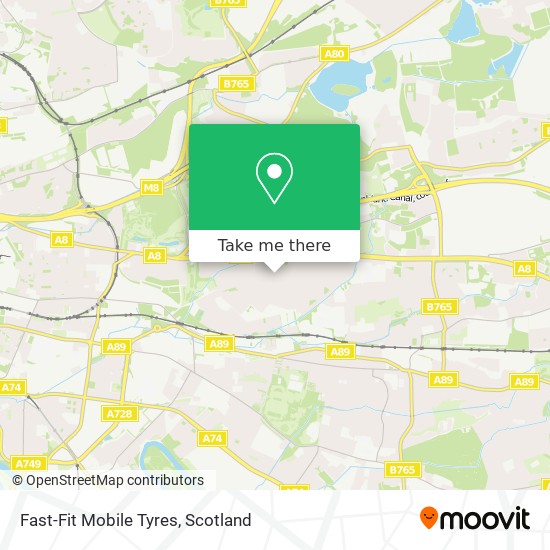 Fast-Fit Mobile Tyres map