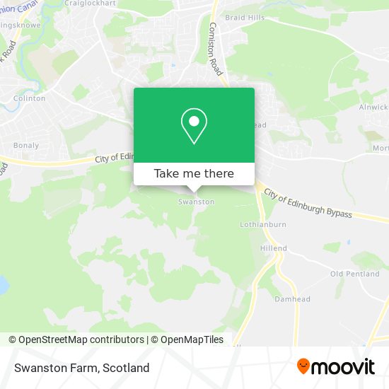 Swanston Farm map